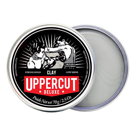 Uppercut Deluxe Clay, Strong Hold, Low Shine, 2.5 Ounces