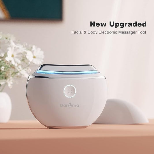 DAROMA Gua Sha Electric, 2026 Upgraded Facial & Body Massager Tools, 4 Features All in 1 Tech, Effective Anti-Aging, Wrinkle, Detox, Relieve Soreness and Pressure, Massager for Eyes, Neck