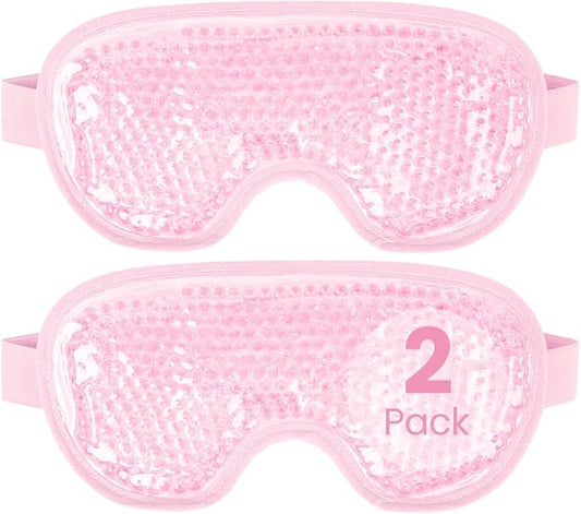 NEWGO Bundle of Cooling Eye Mask and Ice Bag 6 Inch