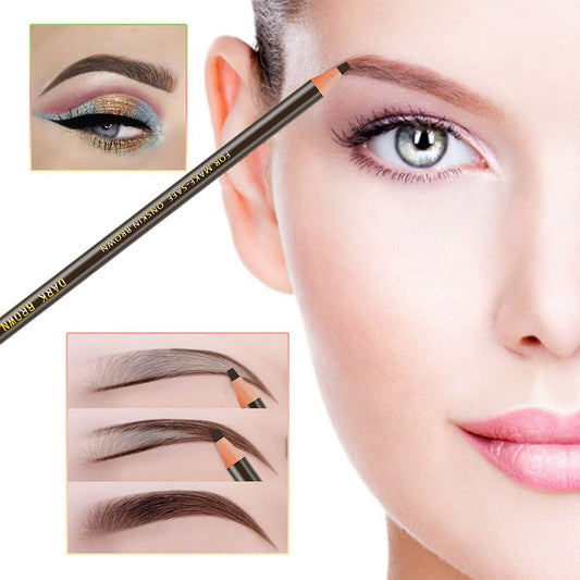 6 Piece Gray Colour Waterproof Eyebrows Pencil Tattoo Makeup And Microblading Supplies Kit-Permanent Eye Brow Liners In Waterproof Eyebrow Pencils Peel - Brow Pencil Set For Marking(6 Pcs)