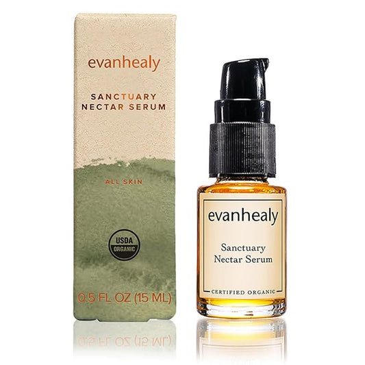 evanhealy Sanctuary Nectar Serum | Organic Essential Oil Free Facial Serum for Sensitive Skin | Topical Multi-Omega for Skin