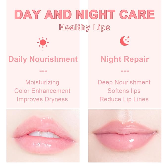 6 PCS Bee Lip Balm Honey Pot, Propolis Lip Mask Overnight, Moisturizing Hydrating Lip Sleeping Mask Prevention Dry and Cracked, Reduce Lip Lines (Strawberry&Watermelon&Honey&Cherry&Coconut&Apple Lime)