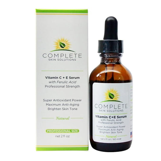 Natural Best Vitamin CE Serum - 2 oz With Ferulic,Hyaluronic Acid, Vitamin C 15% - Made In USA