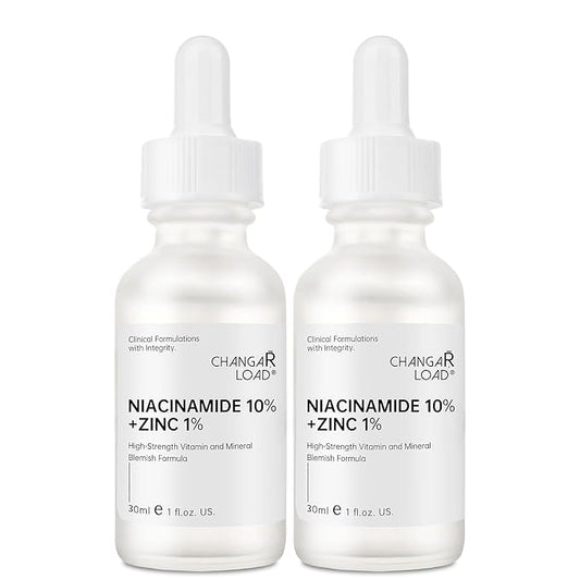 Niacinamide 10%+ Zinc 1% Serum For Face, Niacinamide Serum For Face, Dermatologist, Redness Relieve-30ml 1floz, 2Pcs
