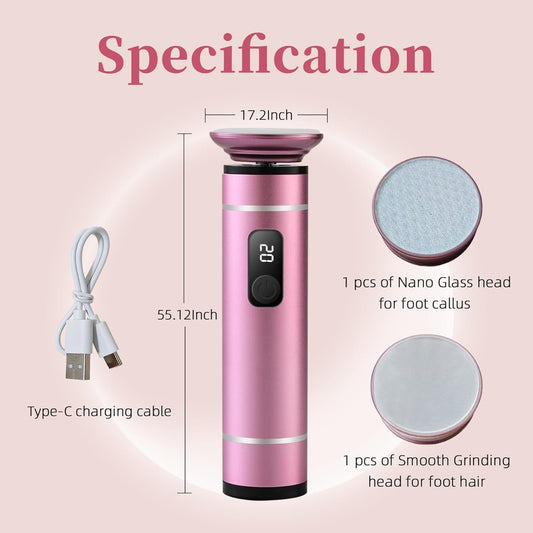 Electric Foot Callus Remover for Feet Pedicure Tools for Feet Callus Remover Foot File Electric Foot Callus Remover Pedicure Tools for Feet Foot File Callus Remover Foot Scrubber Dead Skin Remover