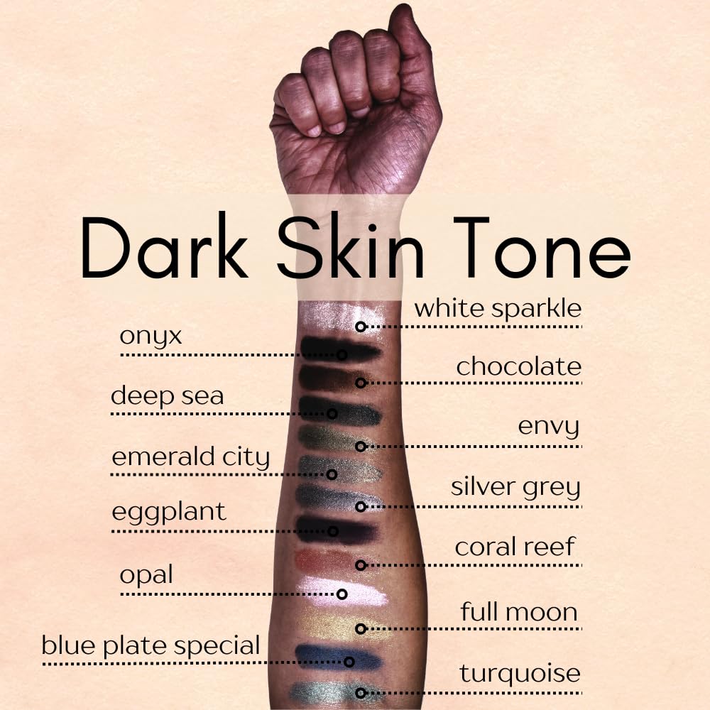 Chocolate Mocha Brown Chestnut Cocoa Single Loose Powder Eyeshadow; Vegan, Talc & Paraben Free