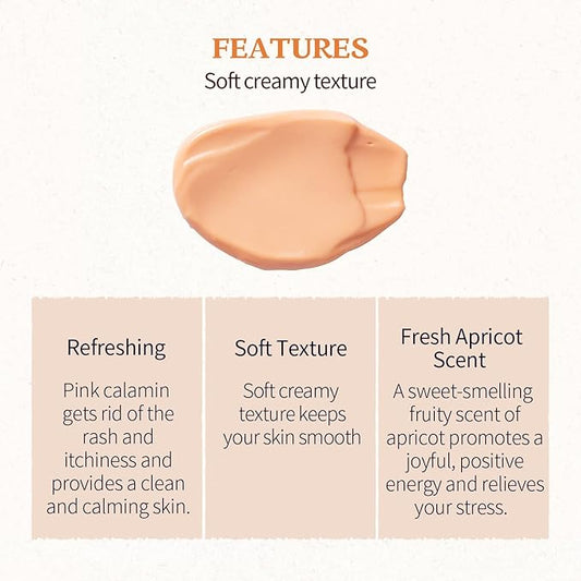 SKINFOOD Mask Apricot Trouble Care 120g - Facial Pore Clearing and Body Skin Soothing - Wash Off Face Masks, Clear & Smooth Skin - Shower-Proof Texture (4.23 oz)