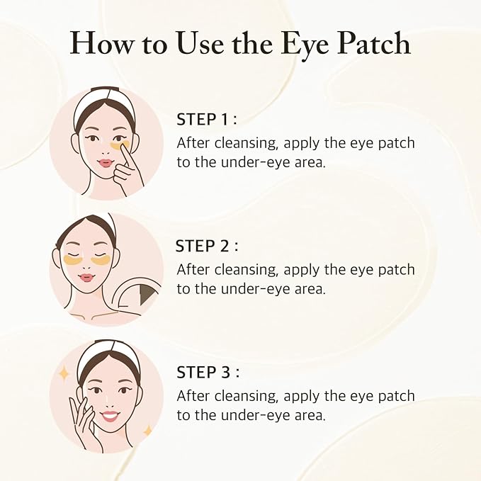 Salmon & Peptide Nutrition Eye Patches – Hydrating & Anti-Aging Under Eye Patches with Collagen & Peptides for Puffy Eyes, Fine Lines, and Dark Circles – Korean Skincare, 60 Patches