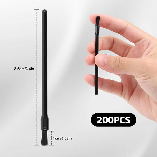 200 Pcs Disposable Nail Polish Brushes for Makeup, Nail Polish Applicator for Women