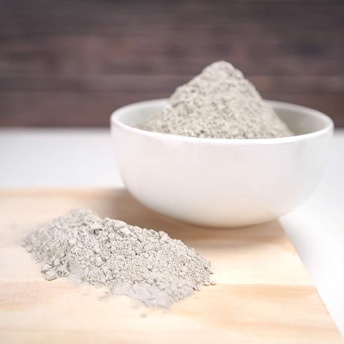 Bentonite Clay Cosmetic Grade Powder - 100% Pure Natural Powder - Indian Clay - Great For Skin Detox, Rejuvenation, and More - Heal Damaged Skin - DIY Clay Face Mask (1 LB)