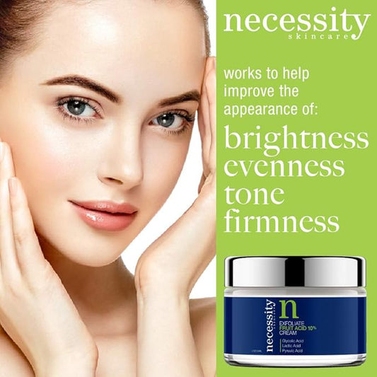 Exfoliate Fruit Acid 10% Cream, 2 Fluid Ounce