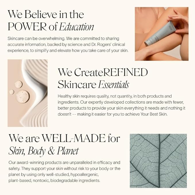 Doctor Rogers Lip Balm. Hydrating & Softening Lip Moisturizer for Very Dry Lips, Natural & Hypoallergenic, 0.15 Ounce (4.25 g), Pack of 3 tubes