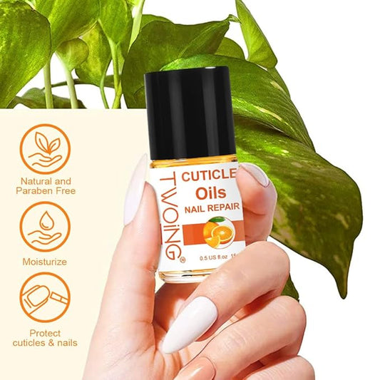 0.5FL.OZ Cuticle Oil, Nail Growth Oil Natural Lavender oil blended with jojoba oil, Vitamin E Nail Cuticle Oil for Repairs Cuticles Overnight Moisturizes and Strengthens Nails Cuticles