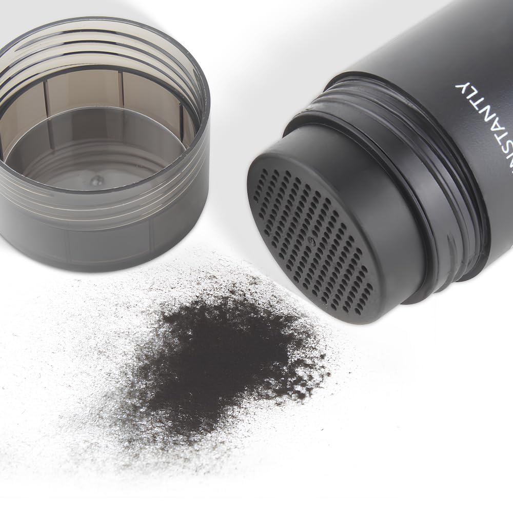 Hair Fibers for Thinning Hair for Women All-Natural Hair Building Fibers 0.98 Oz Hair Volume Powder Bald Spot Cover Up for Men & Women (Dark Brown)