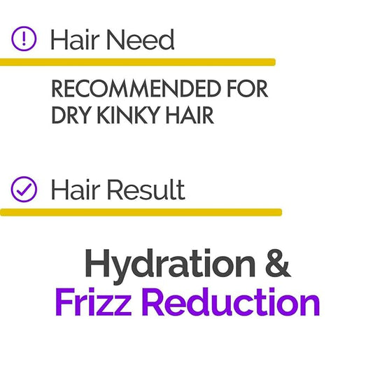 NOVEX Afrohair Deep Hair Mask 1kg/ 35oz - Hydration & Frizz Reduction - Infused with an Oil Mix of Castor Oil, Argan Oil and Linseed Oil - Promotes Hair Growth – Softens the Hair