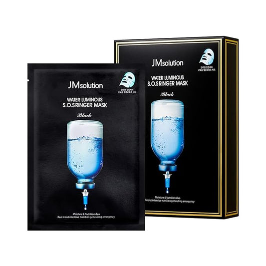 JMsolution Face Mask Bundle - S.O.S Ringer Mask- Marine Luminous Pearl Deep Moisture Mask