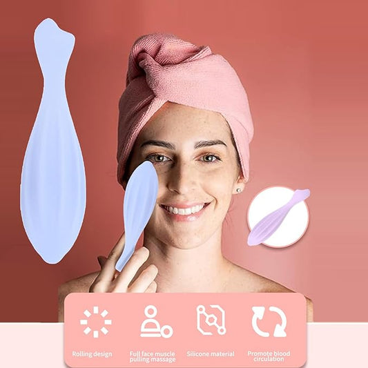 Silicone Face Roller Multifunctional Beauty Roller Skin Care for Face Roller Massager Moisturizing Beauty Tools
