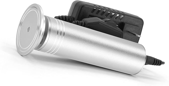 Upgraded Electric Foot Callus Remover 0-1200rpm, Professional Electric Pedicure Tools Foot Filer Sander for Dead Skin Cracked Heels, Adjustable Speed, 60 Replaceable Sandpaper Discs, FCR-2 Silver