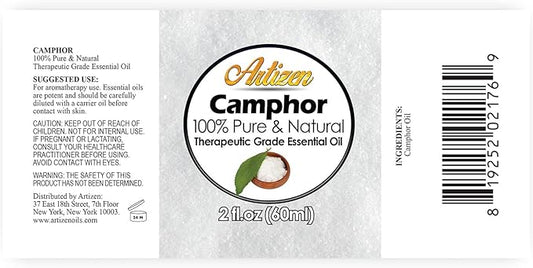 Artizen 2oz Oils - Camphor Essential Oil - 2 Fluid Ounces