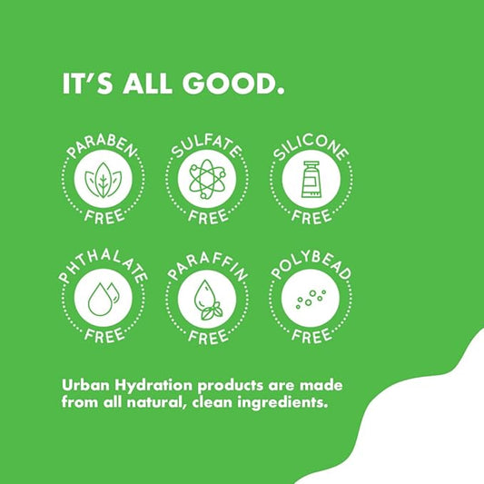 Urban Hydration Castor and Shea Face Cleanser and Face Lotion Duo Pack | Combats Dry Skin, Cleanses, Hydrates, and Evens Skin Tone, For All Skin Types, Leaves Skin Glowing and Smooth