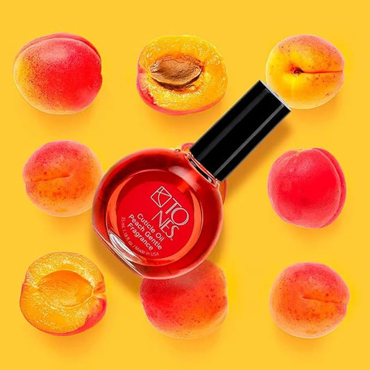TONES Cuticle Oil - Peach (35 ml / 1.18 fl oz)