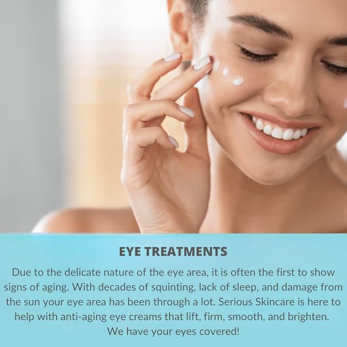 Serious Skincare - Retinol Vitamin A Eye XR Under Eye Cream Concentrate - Reduce Fine Lines, Dark Circles & Puffiness - Daily Wrinkle Cream - Anti-Aging - 0.5 oz