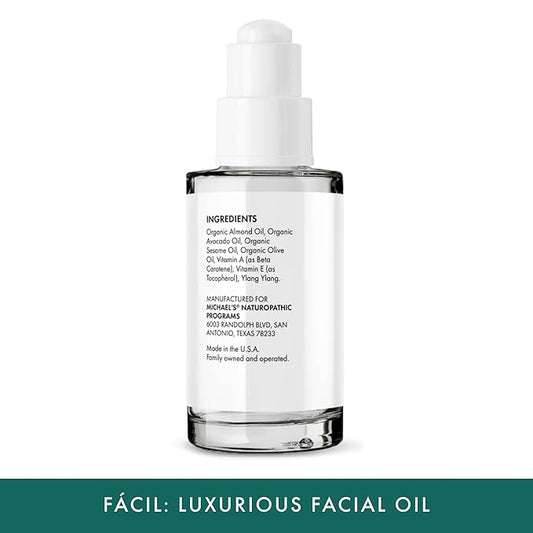 MICHAEL'S Health Naturopathic Programs Facil - 50 mL - Luxurious European-Style Facial & Body Oil - Fast Absorbing, Non Oily, Non Greasy
