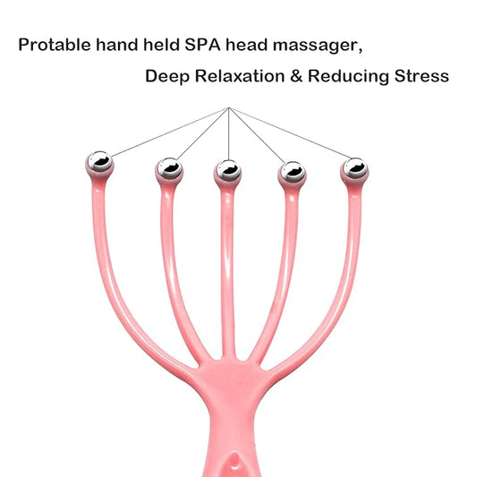 Scalp Massager - Disscool Head Massager Protable Hand Held for Deep Relaxation & Stress Reduction 2 Pieces