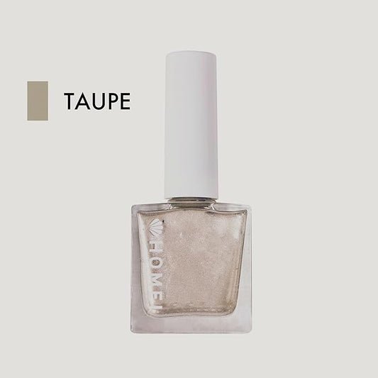 Nail Strengthener from Japan, Nail Hardener with Aloe Vera, Tea Tree Oil & Keratin for Healthy 5-in-1 Nail Solution Including Base Coat, Nail Color, Hardener, Top Coat & Nail Care, TAUPE