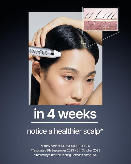 EPAIS Scalp Intensive Ampoule, Nourishing and Hydrating Serum for Fuller-Looking Hair, Safe & Gentle Hair Care, Biotin, Keratin, Clinically Tested 0.5fl.oz