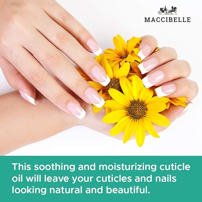 Maccibelle Cuticle Oil Pomegranate and Fig 0.5 oz Heals Dry Cracked Cuticles