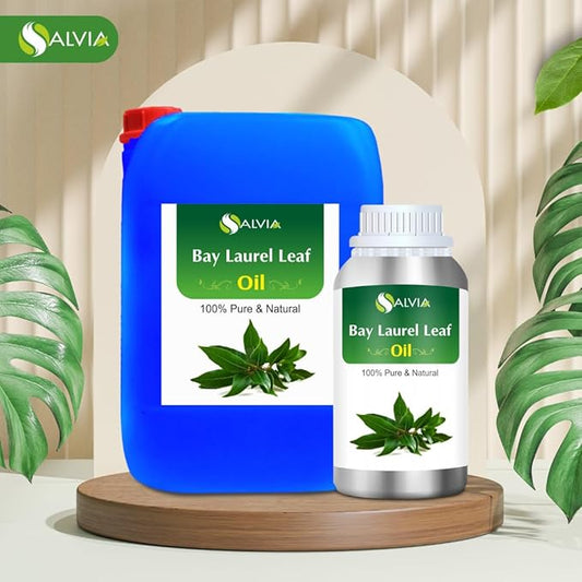 Bay Laurel Leaf Oil (Laurus Nobilis) Essential Oil 100% Pure & Natural Undiluted Unrefined Uncut Organic Standard Oil Therapeutic Grade Oil Aromatherapy Bulk Oil - 250ml