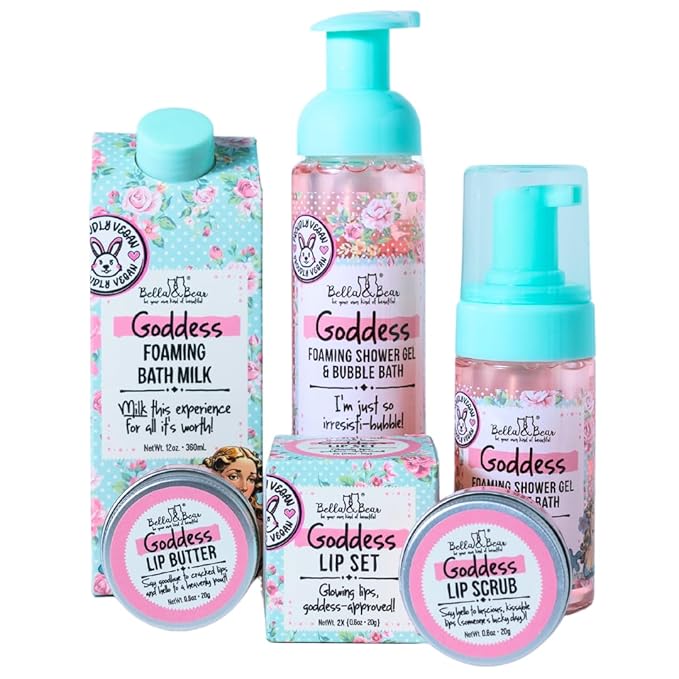 Bella & Goddess Tropical Lip Scrub - for Women and Teen Girls