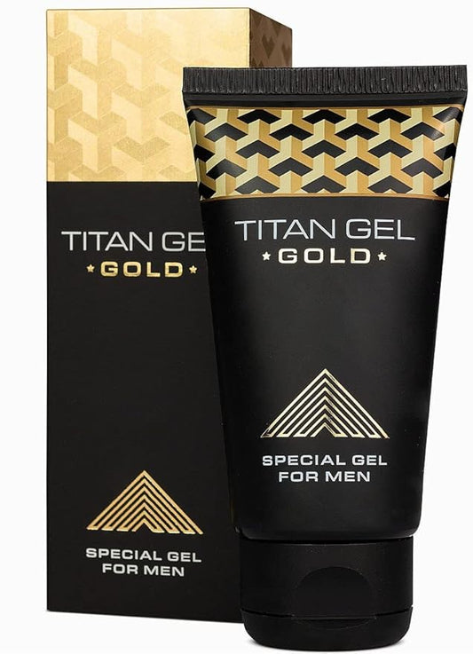 2in1 Massage Cream Titan Gel Gold Original with Titan Gel Red