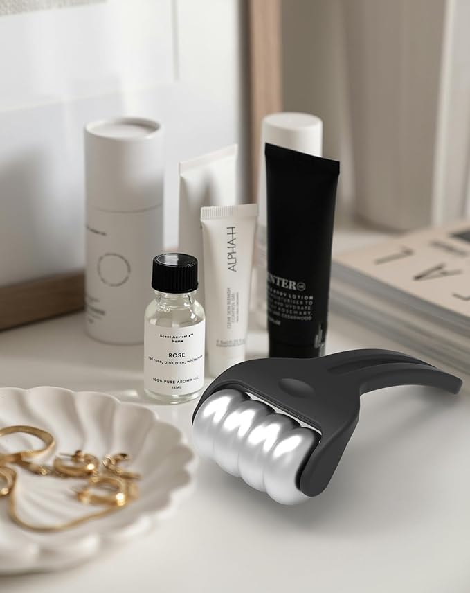 Ice Roller for Face & Body - SPA-Grade Aluminum Cold Therapy Roller Reduces Puffiness, Wrinkles & Migraines | Long-Lasting Cooling Relief | Gift for Women & Men