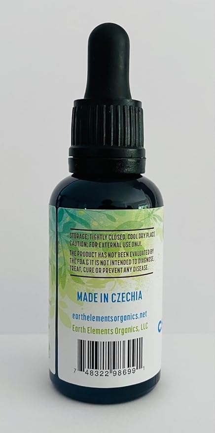 Organic Chickweed Medicinal Oil Raw, Infused, Pressed Herbal Oil Chickweed, Sunflower Seed Oil 1 fl.oz.