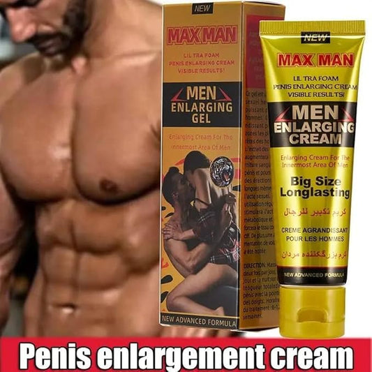 Men's Massage Cream,Men Massage Oil for Sex, Hotiary Erotic Massage Essential Oil Penis Becomes Longer Thicker Enhancement Men Energy for Care Delay Performance Boost Strength (Golden)