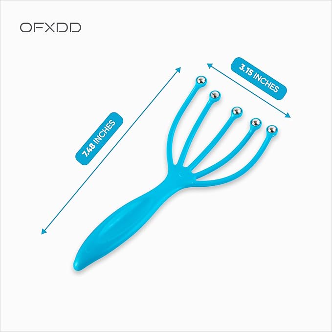 Head Massager - Portable Head Scratcher Massager Whisk - Manual Scalp Massagers for Deep Relaxation from Stress - Tickler Scalp Scratcher for Office, Home SPA