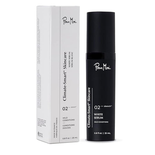 Pour Moi White Serum - Climate-Smart Anti-Aging with Retinol and Hyaluronic Acid, Fortified with Anti-Wrinkle Peptides and Vitamin A for Younger-Looking Skin in Mild Conditions