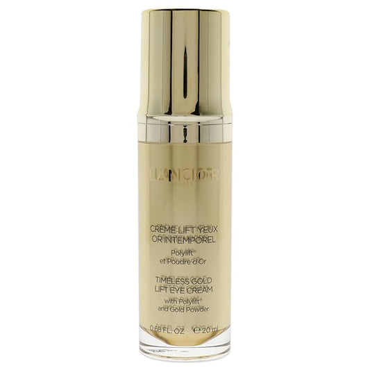 Timeless Gold Lift Eye Cream - Fights Against The Signs Of Aging Around The Eyes - Helps Skin Regain Suppleness - Brightens And Opens Up Eye Area - Highly Effective Ingredients - 0.7 Oz
