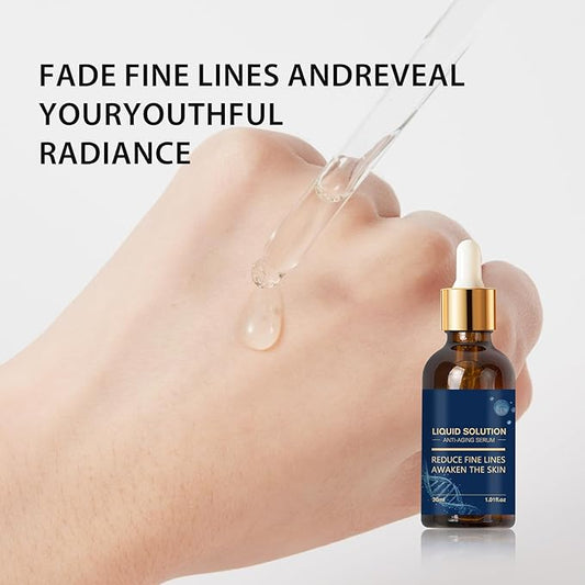 2 Pcs Anti-Wrinkle Serum,Face Moisturizing Serum,Reduces Wrinkles, Firms Skin, Deeply,Moisturizes and Nourishes Skin,1.01 FL OZ Each(2 pcs)