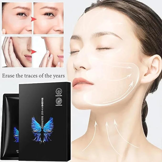 Microcrystalline Nasolabial Folds Removal Mask, Hyaluronic Acid Microcrystalline Lifting Decree Patch, Face Wrinkle Removal Mask, Microcrystalline Lifting Mask, for Reduce Fine Lines(2 boxes/10 pairs)