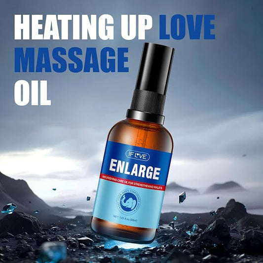 IF L VE Enlarge Oil, Growth Men's Energy Massage Oil, Sexual Enhancement, Strength Enhancement - 30ML