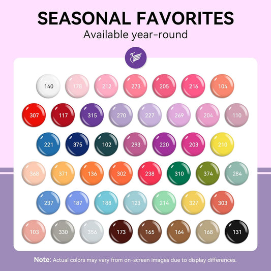 PHOENIXY 63 Pcs Gel Nail Polish Kit with U V light and Drill, 45 Colors Gel Polish with 5 Pcs Base Top Coat Manicure Starter Nail Polish Set Gifts for Women ST9017