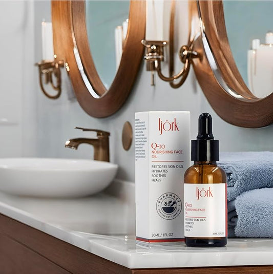 Q-10 Nourishing Face Oil | Potent Rejuvenating Oil Empowered With Vitamin A+C+E | Enhances the Efficacy of Other Skin Products