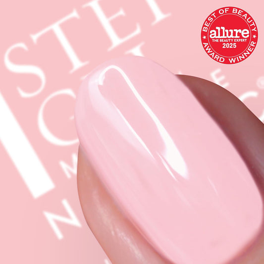 Nails Inc It's Topless Gel-Like Nail Polish, 4-in-1 Base Coat, Treatment, Color & Top Coat, Long Lasting, Strong, Chip Free Nails, Glossy Salon Quality Manicure, Air Dry, Sabrina, 0.47 Fl Oz