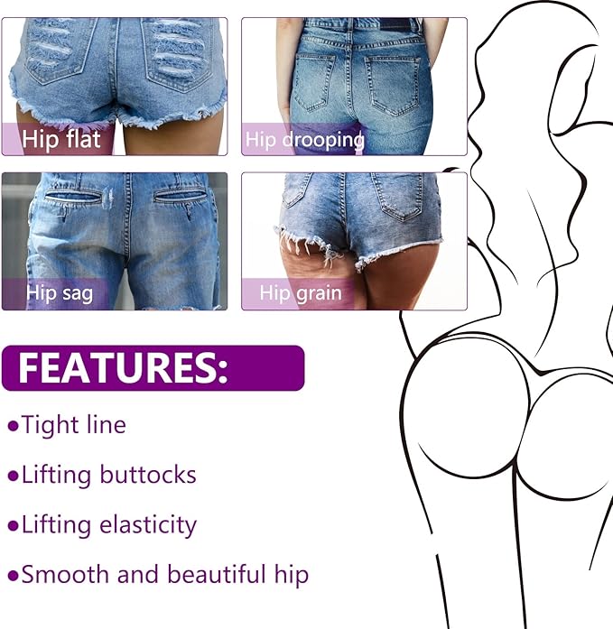 Safudan Hip Plump Up Oil,Firming Body Oil, Natural Herbal Hip Lift Buttock Massage Oil, Butt Firming Enhancement Essential Oil for Women, Firming & Lifting Fast (2 PCS)