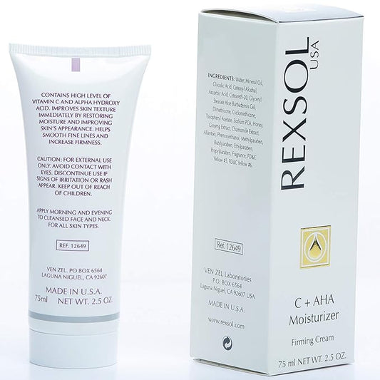 REXSOL C + AHA Moisturizer Firming Cream (75 ml / 2.5 fl oz)