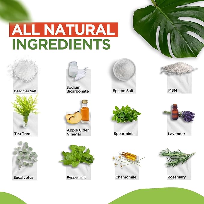 DAILY REMEDY EXTRA STRENGTH Tea Tree Oil Foot Soak w/ Epsom Salt Made in USA Toenails,Athlete's Foot,Itchy Feet,Stubborn Smelly Foot Odor,Pedicure Calluses & Soothes Sore Tired Achy Feet 16 oz,Black