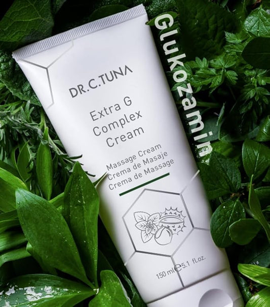 FARMASi Dr. C. Tuna Extra-G Complex – Refreshing & Moisturizing Massage Cream with Glucosamine, Horse Chestnut & Menthol, 5.1 fl oz / 150 ml